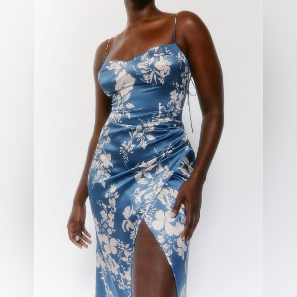 Reformation Marguerite silk dress